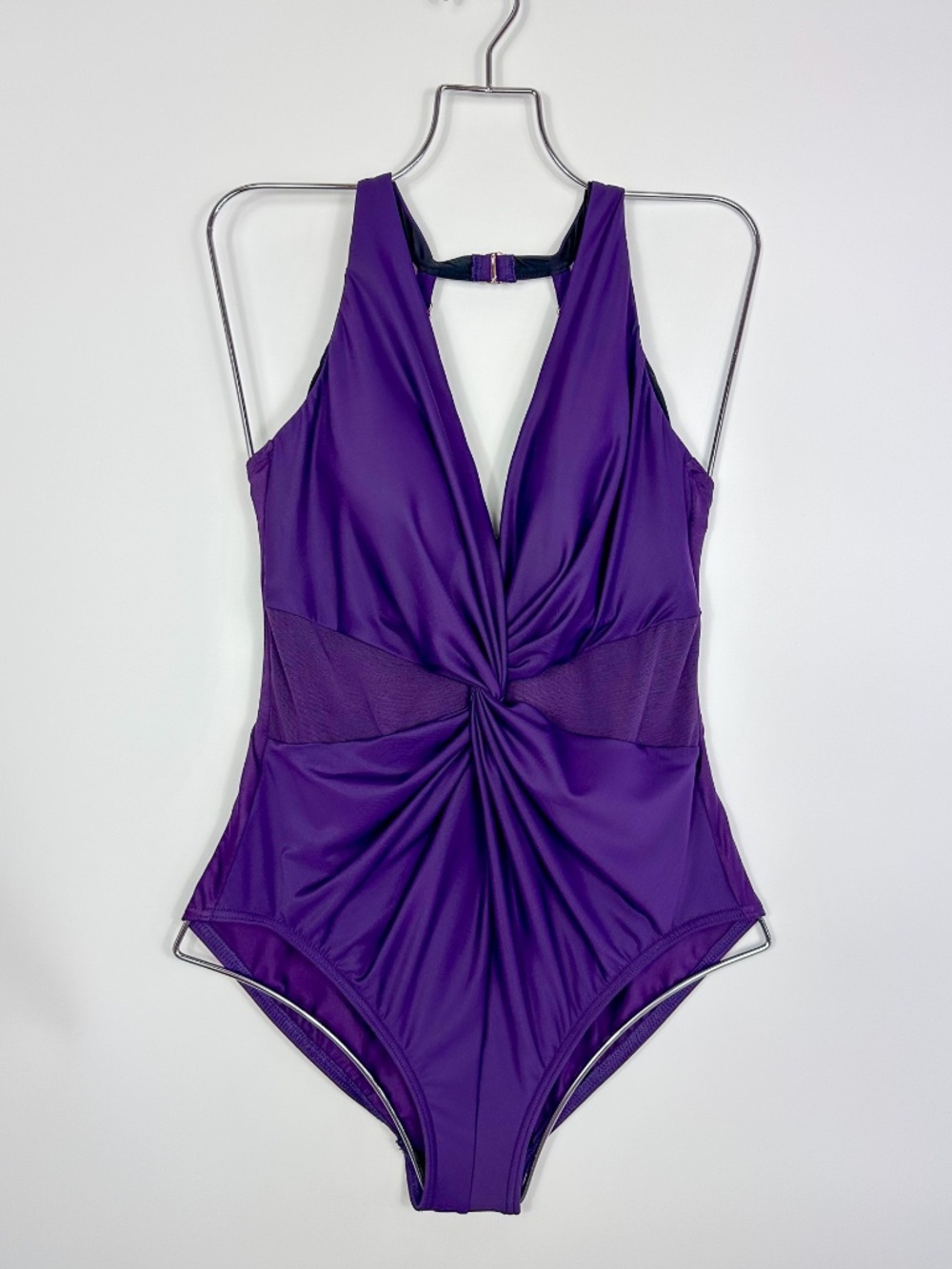 Miraclesuit Purple Illusionists Wrapture One Piece Swimsuit